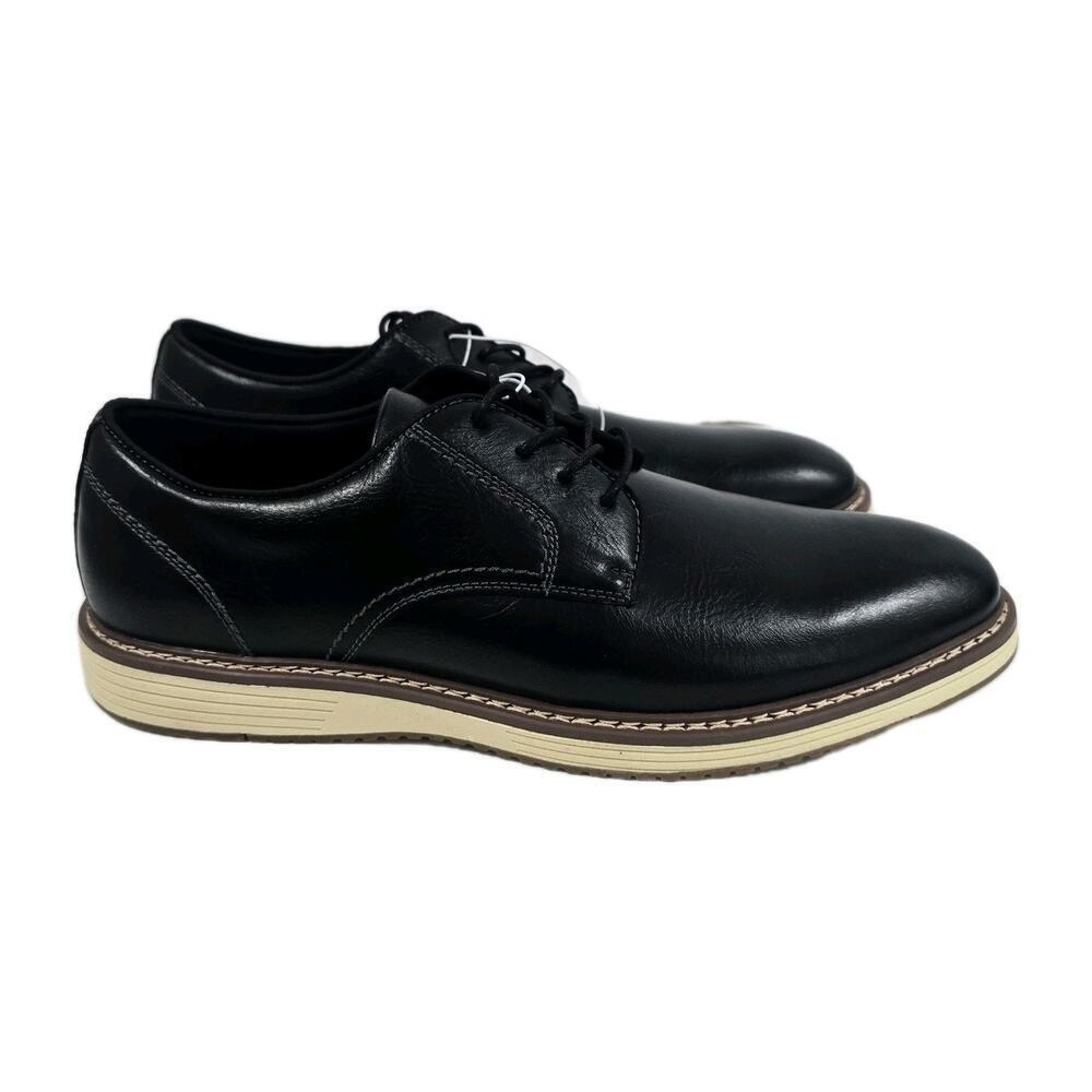 Steve Madden Men's P-Jansen Black Casual Oxfords Shoes Size 13